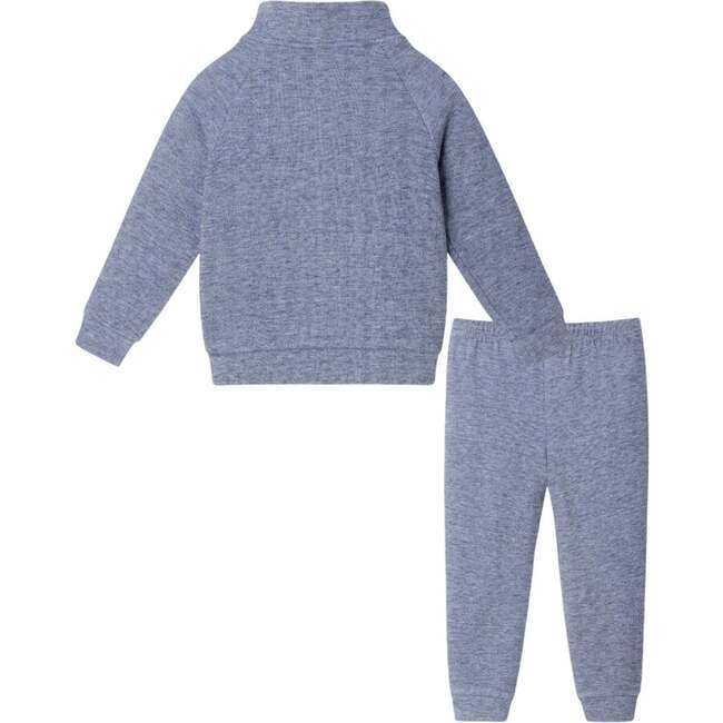 Kids Stretch Cord Sweatshirt & Pant Set, Navy Green - Mixed Apparel Set - 4