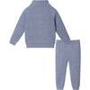 Kids Stretch Cord Sweatshirt & Pant Set, Navy Green - Mixed Apparel Set - 4