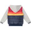 Kids French Terry Hooded Puffer Vest & Sweatshirt Combo, Heather Grey - Jackets - 2