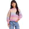 Kids Cropped Crewneck Sweater, Multicolor - Sweaters - 2