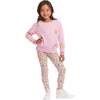 Kids Chenille Sweater & Printed Legging Set, Multicolor - Mixed Apparel Set - 2