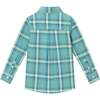 Kids Plaid Buttondown Shirt, Green - Button Downs - 2