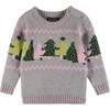 Infant Grey Chenille Sweater w/Tree Graphic & Sweater Knit Pant Set - Mixed Apparel Set - 5