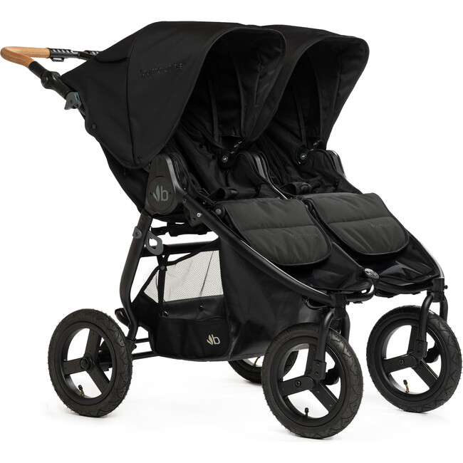 Indie Twin Black Double Stroller - Double Strollers - 1