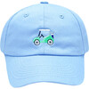 Golf Cart Baseball Hat, Blue - Hats - 1 - thumbnail