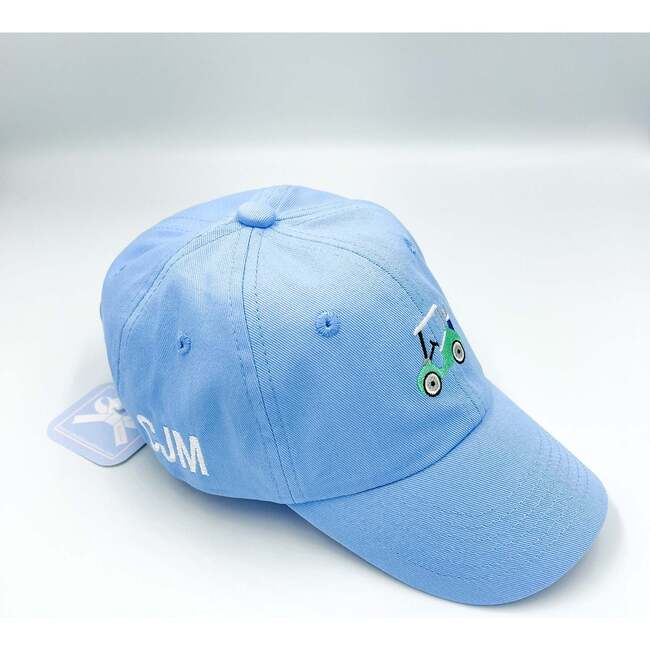 Golf Cart Baseball Hat, Blue - Hats - 6