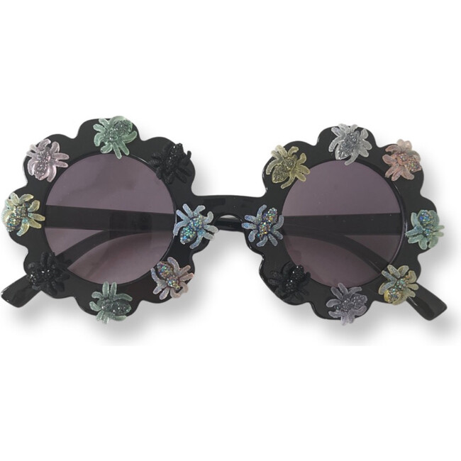 Spider Party Cami Flower Sunnies, Black