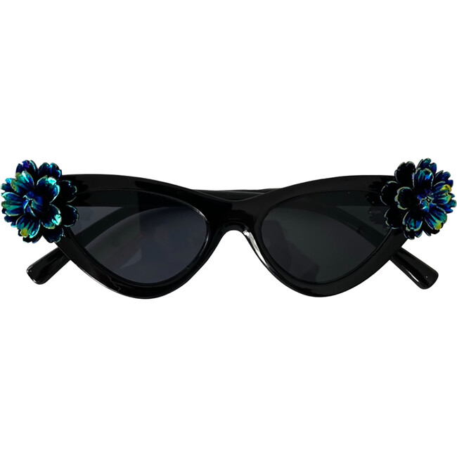 Spooky Flowers Elle Cat Eye Sunnies, Black