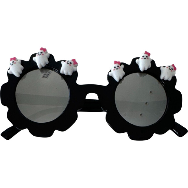 Ghost Mirrors Cami Flower Sunnies, Black