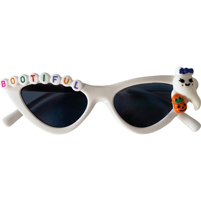 Bootiful Elle Cat Eye Sunnies, White