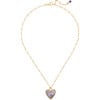 Women's Lovey Necklace, Amethyst - Necklaces - 1 - thumbnail