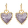 Women's Lovey Huggies, Amethyst - Earrings - 1 - thumbnail