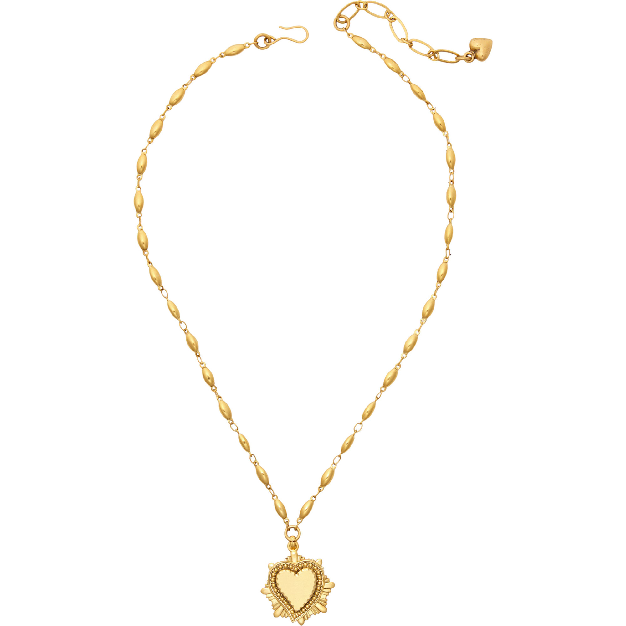 Women's Heart On Fire Necklace - Necklaces - 1