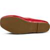 Miss Mary Jane Double Buckle Straps Rubber Sole Flats, Red Patent - Mary Janes - 6