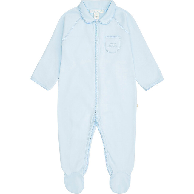 Angel Wing Sleepsuit With Mittens in Blue