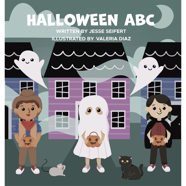 Lucy's Room Halloween ABC Board Book Green/Multi