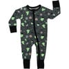 Boo Crew Glow-in-the-Dark Halloween Bamboo Convertible Baby Pajamas Green/Multi - Pajamas - 2