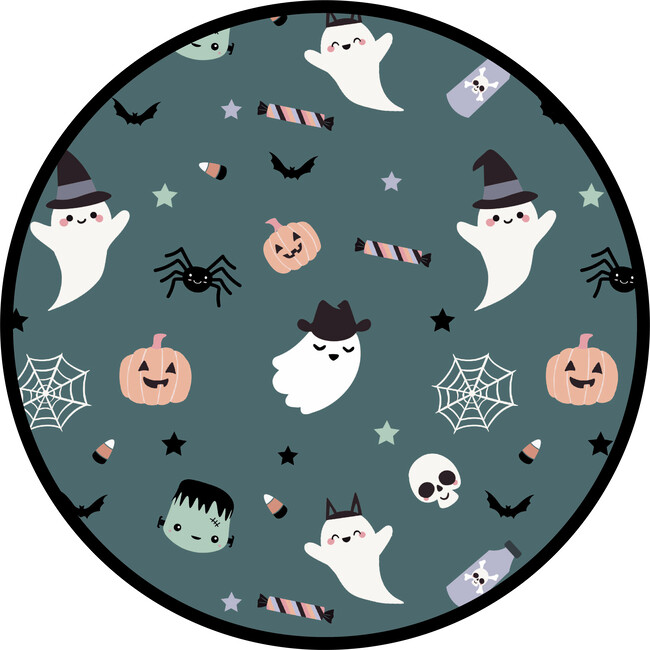 Boo Crew Glow-in-the-Dark Halloween Ghost Baby Lovey Green/Multi - Blankets - 5