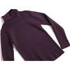 Slim Fit Ribbed Turtleneck, Prune - Shirts - 3