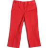 Malok Slim Fit Trousers, Rouge - Pants - 1 - thumbnail