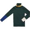 Patchwork Ribbed Turtleneck, Celtic Mix - Shirts - 4