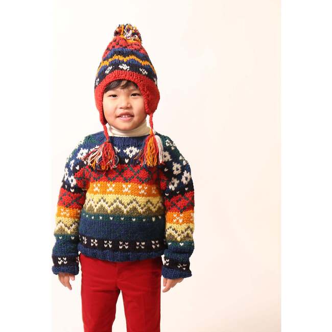 Highlander Tassel Toque, Rouge Mix - Hats - 3