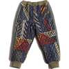 Harlequin Padded Track Pants, Rainbow - Sweatpants - 1 - thumbnail