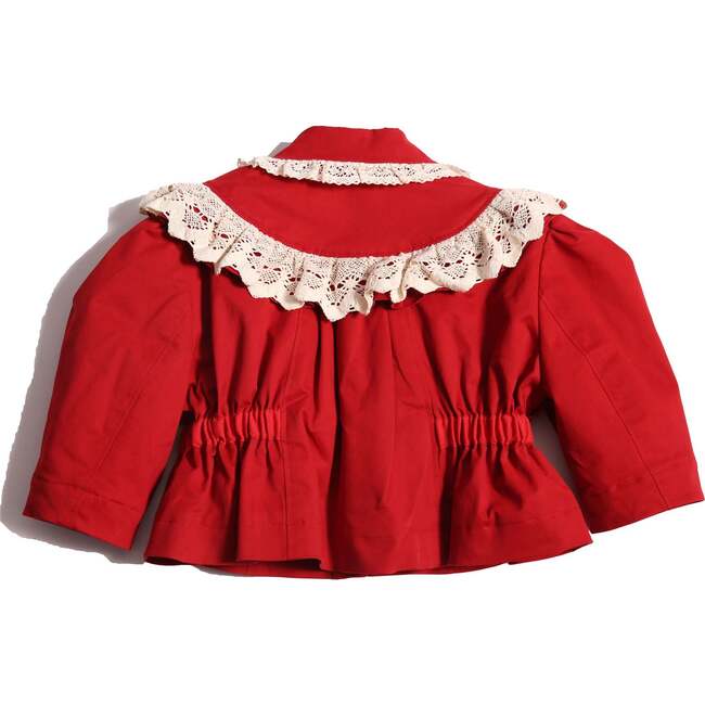 Gwenn Collared Topper, Rouge - Jackets - 2