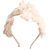 Gael Scrolled Lace Tiara, Opal - Hair Accessories - 3