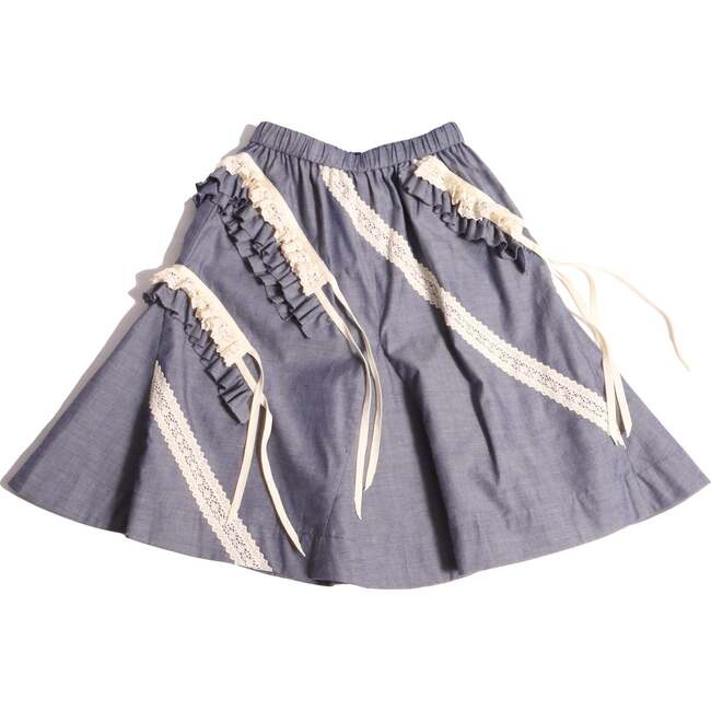 Gael Ruffled Flare Skirt, Breton