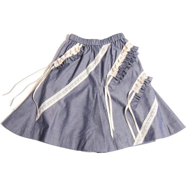 Gael Ruffled Flare Skirt, Breton - Skirts - 2