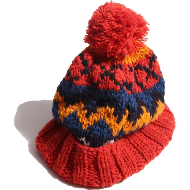 Fair Isle Toque, Rouge Mix - Hats - 2