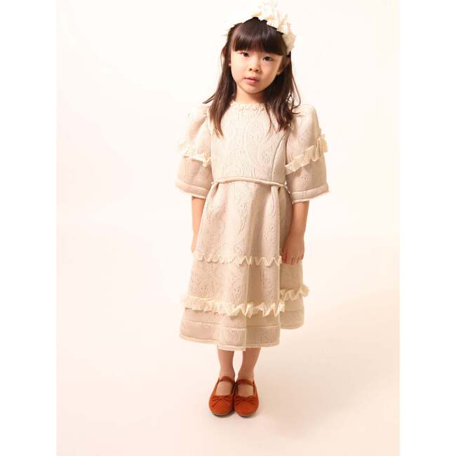 Gael Ruffled Lace Frock, Opal - Dresses - 5