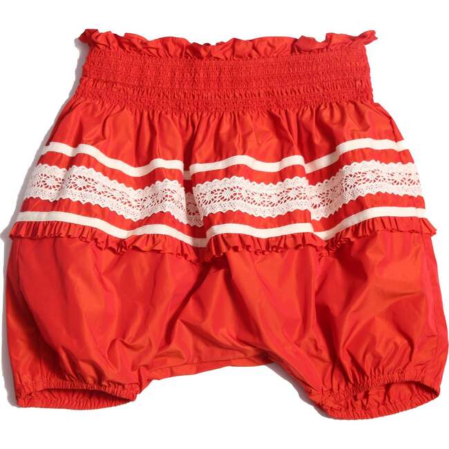 Brittany Smocked Bloomers, Rouge