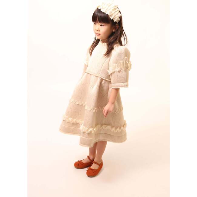 Gael Ruffled Lace Frock, Opal - Dresses - 6