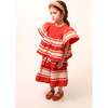 Brittany Smocked Tiered Skirt, Rouge - Skirts - 6