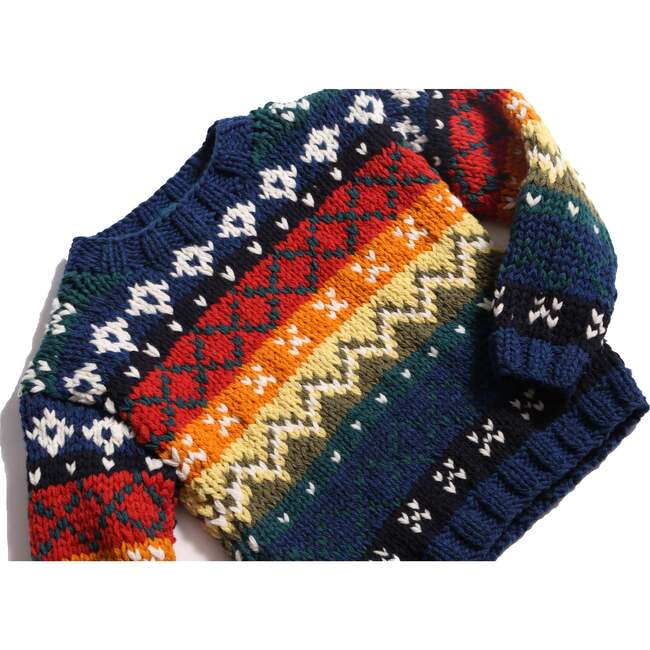 Breton Fair Isle Sweater, Breton Mix - Sweaters - 3