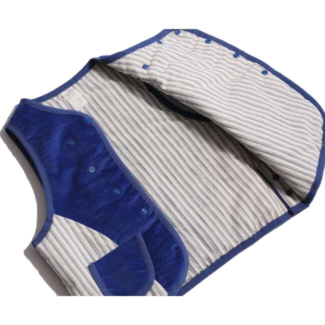 Baby Malok Padded Vest, Breton Mix - Vests - 3