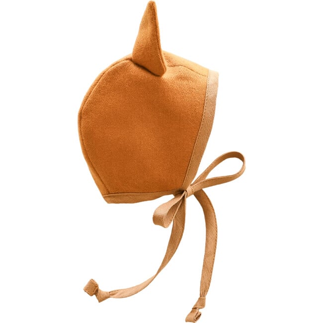 Meadow Fox Wool Bonnet, Orange