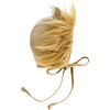 Mighty Lion Wool Bonnet, Tan - Hats - 1 - thumbnail