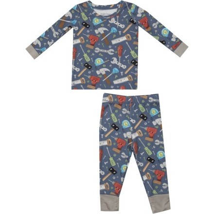 Happy Toolbox L/S Loungewear Set, Dark Blue