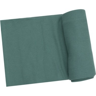 Frosty Spruce Swaddle Blanket, Green