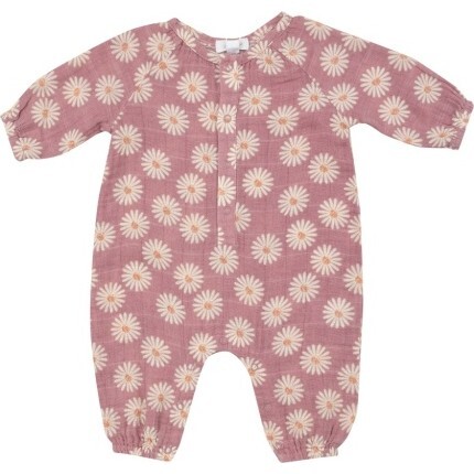 Daisy Dynamo Peasant Romper, Rose