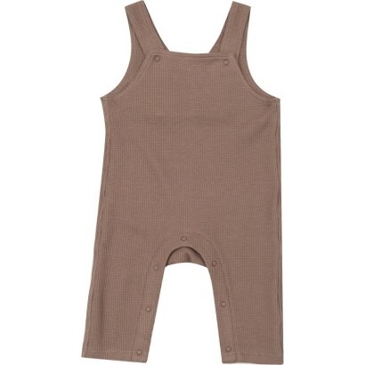 Waffle Sinopia Fresco Overalls, Brown