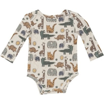 Safari Sketchbook Bodysuit, Multi