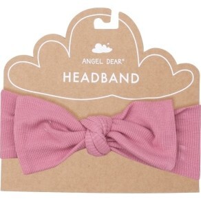 Ribbed Wild Rose Headband, Pink