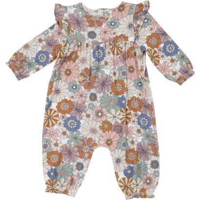 Brighton Floral Ruffle Sleeve Romper, Multi