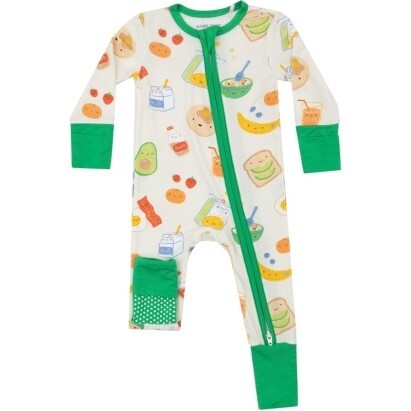 Breakfast Time 2 Way Zipper Romper, Multi