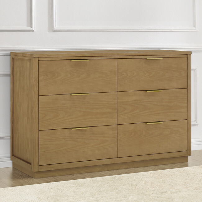 Forever 6 Drawer Dresser, Naturals Collection Light Brown - Dressers - 2