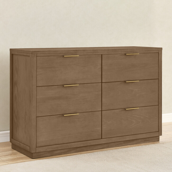 Forever 6 Drawer Dresser, Naturals Collection Brown - Dressers - 2